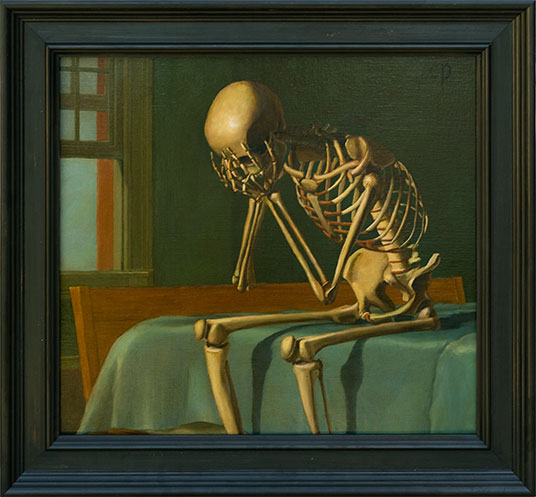 Chris Peters | Leave The Shame Behind | Skeleton Painting