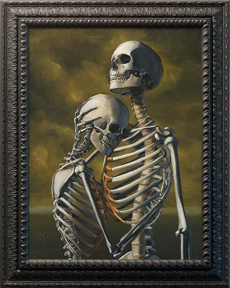 Chris Peters | To Hold You Again | Skeleton Painting