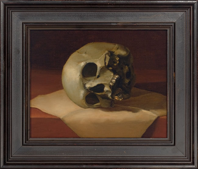Chris Peters | Sleep | Skull Still Life Painting